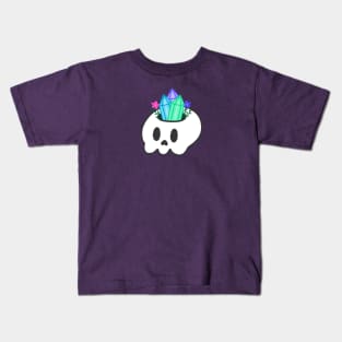 Skull Crystal Pot Kids T-Shirt